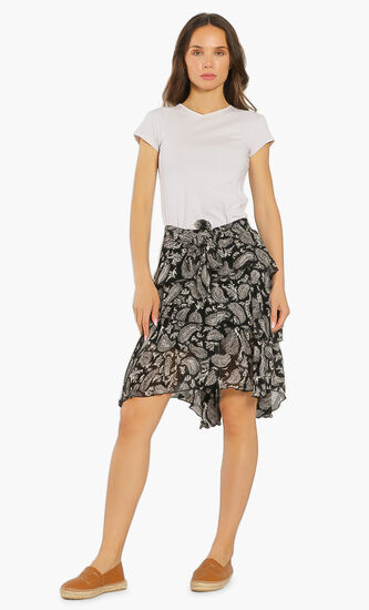 Printed Layered Skirt