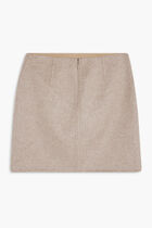 WOOL MELTON MINI SKIRT