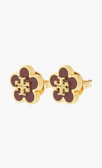 Kira Enamel Flower Stud Earring