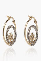 MILLER PAVE HOOP EARRING