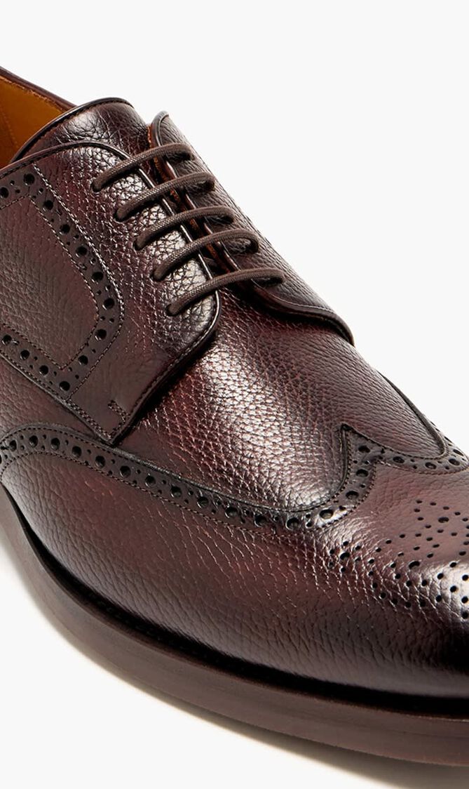 Leather Derby shoes