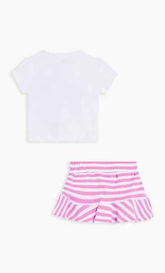 Organic Light Stretch Jersey And Skirt Set
