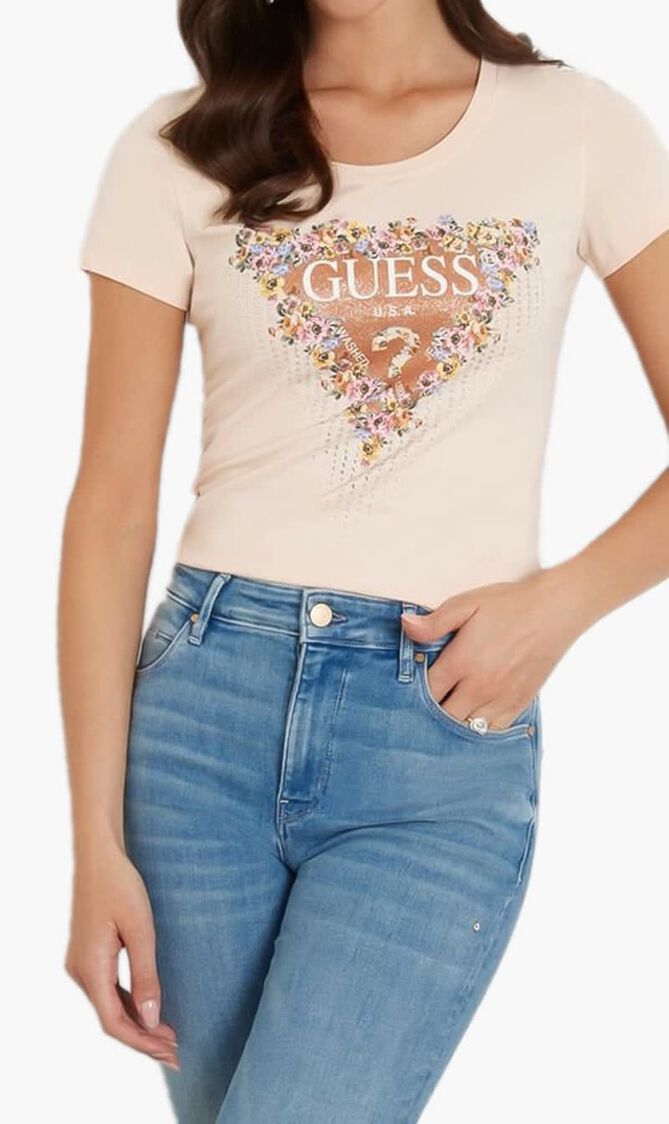 Ss Cn Bouquet Triangle Tee