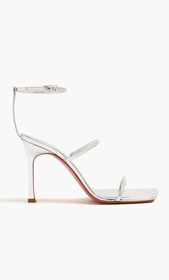 Maya Sandal Mirror Silver 95 Mm Sr Heel