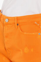 Button Fly Denim Mini Shorts