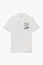 SHORT SLEEVED RIBBED COLLAR SHIRT