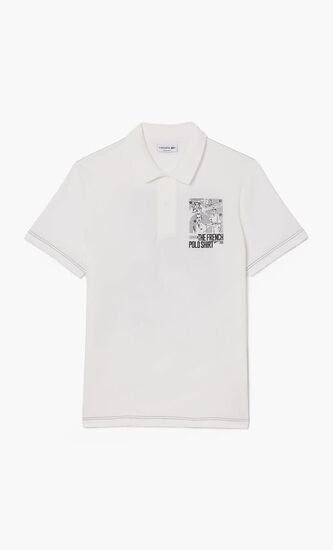SHORT SLEEVED RIBBED COLLAR SHIRT