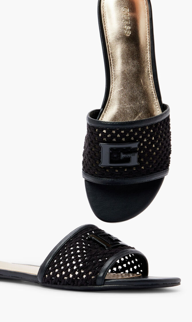 Woven Slide Flats Woven Slide Flats