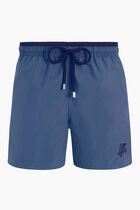 Solid Elasticated Swim Shorts