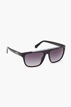 INJECTED SUN GLASSES M SHINY BLACK GRADIENT SMOKE