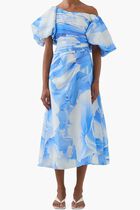 Cadence Ruched Midi Dress