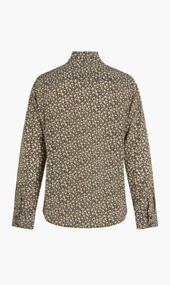 DITSY FLORAL BOW BLOUSE