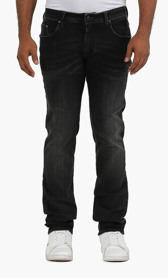 K Embroidered Jeans