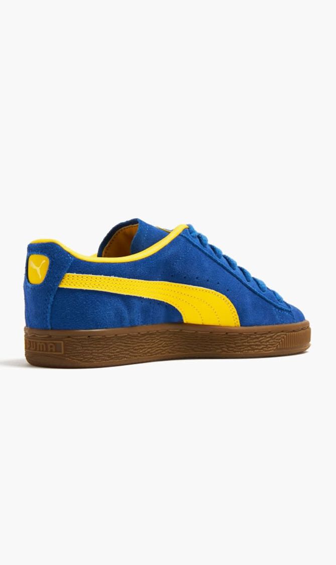 SUEDE TERRACE JR COBALT GLAZE-PELE YELLO