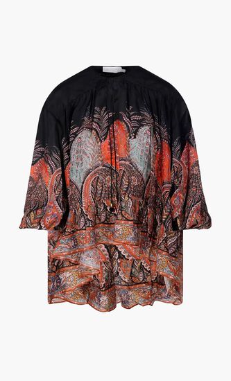 RHIANNON RUFFLE BILLOW BLOUSE