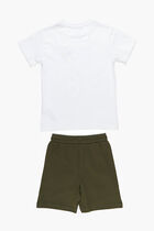 Adam Solid Jersey T-shirt and Shorts Set
