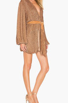 EXCLUSIVE GABRIELLE SEQUIN ROBE MINI DRESS