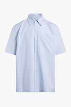 FRIDAY AM MULTITRACK STRIPE ON COTTON SHIRTING