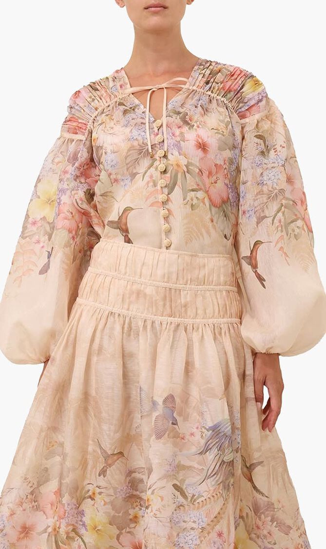 ILLUMINATE DRAWN BLOUSE