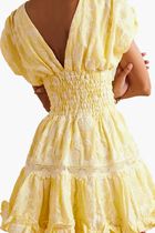 Embroidered Cotton Voile Mini Dress Embroidered Cotton Voile Mini Dress