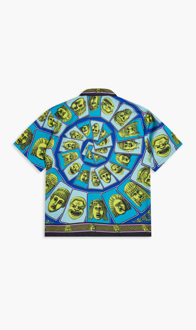 Le Maschere Silk Twill Shirt