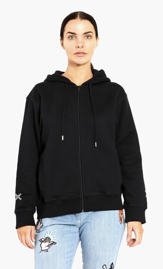 Logo Zipped Hoodie