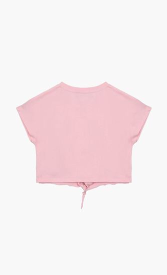 T-SHIRT JERSEY + LOGO FLOWERS PRINT