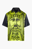 Polo shirt with Baroque Print