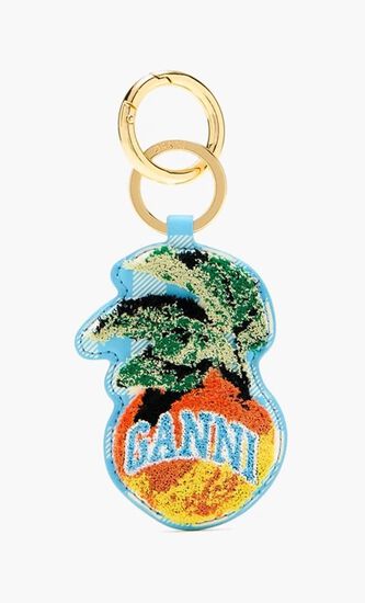 APPLE KEYRING VELVET