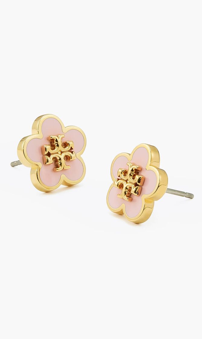 KIRA ENAMEL FLOWER STUD EARRING