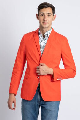 Cotton Tailored Fit  Jacket
