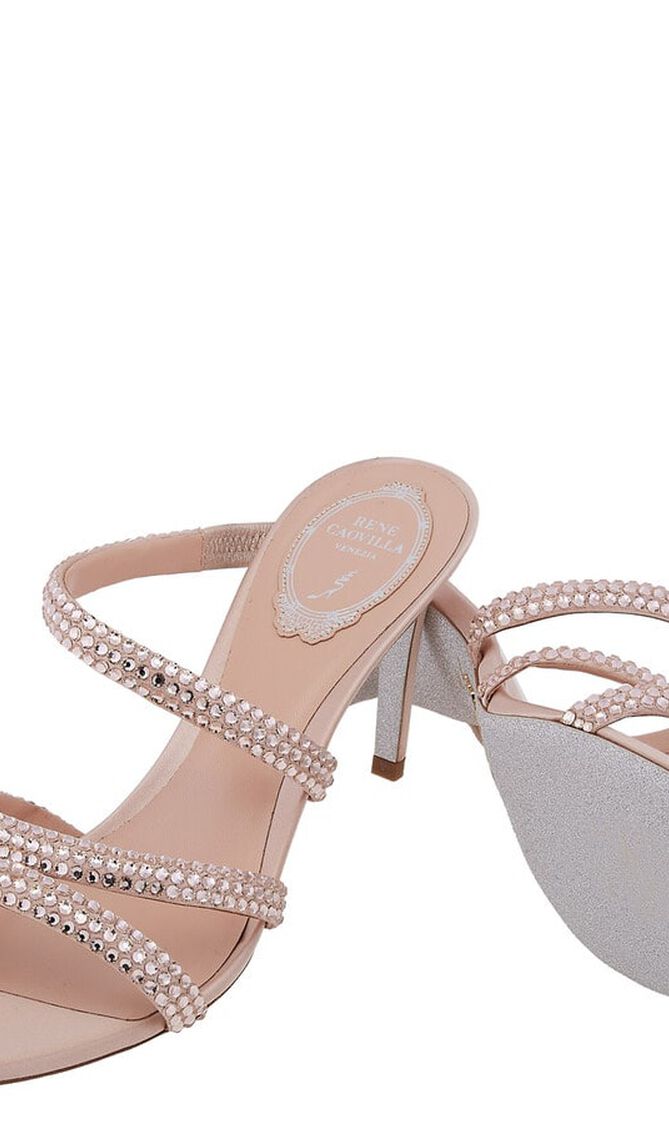 LIGHT GOLD SATINCHONEY STRASS