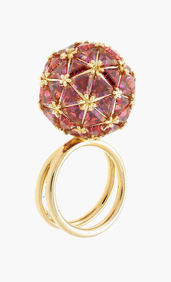 Curiosa Round Cocktail Ring