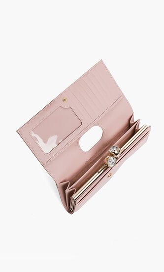 Crinkle Patent Bobble Matinee Wallet