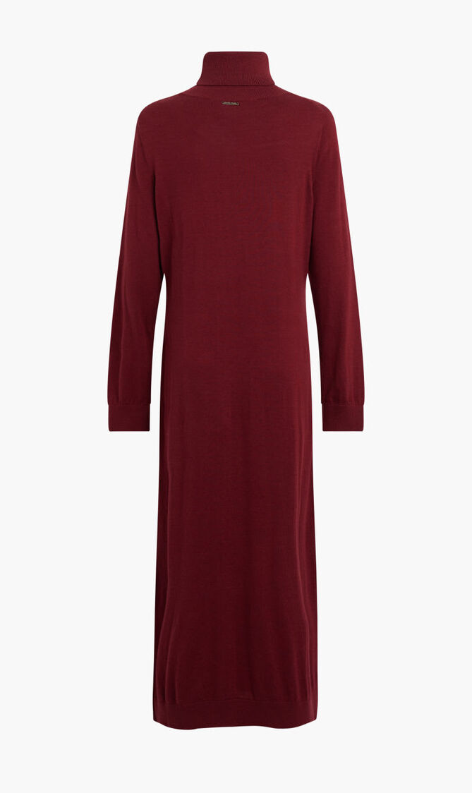 TURTLE NK SLIT MIDI DRS