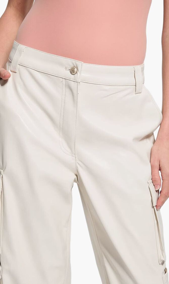 Kori Faux Leather Cargo Pant