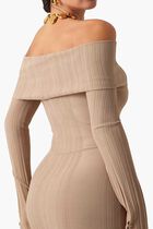 Giada Long Sleeve Off Shoulder Dress