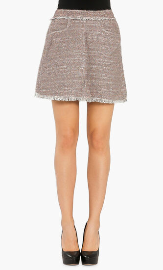 Tweed Lurex Skirt