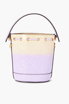 T MONOGRAM DIP DYE MINI BUCKET BAG