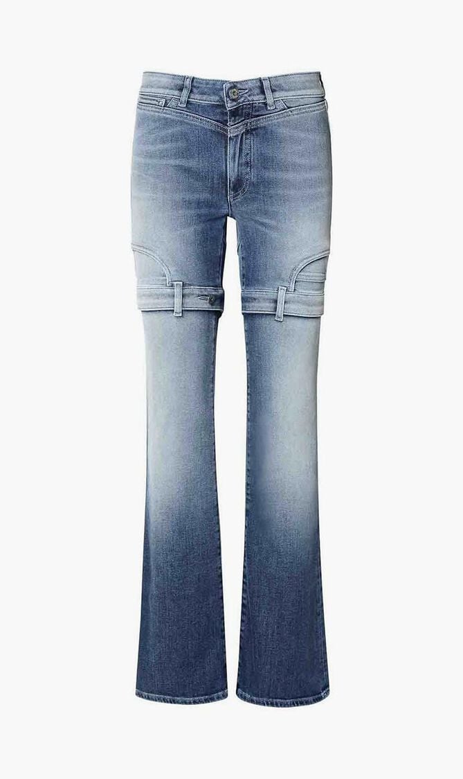 UPSIDE DOWN PANTS EXTREME WASH BLUE NO C