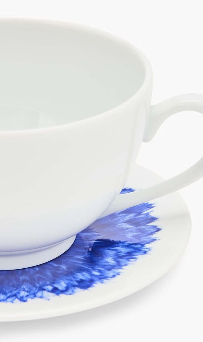 In Bloom Tea Cup & Saucer Blue