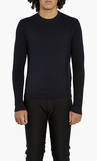 Trull Textured Sleeves Sweater