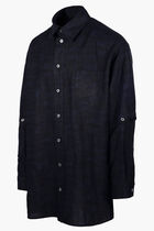 90SLOGO LINEN BUTT OVERSHIRT SALONE BLA