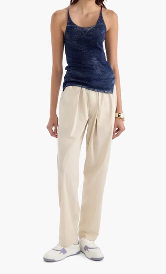 MULE WHITE PURPLE LEATHER LADIES