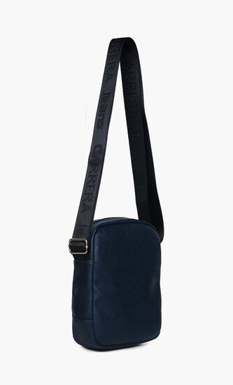 Zipper Leather Crossbody Bag