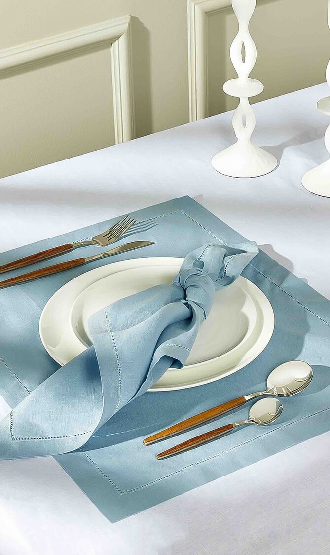 Feliz Placemat Blue Set Of 6