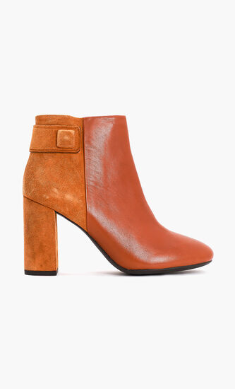 Audalies Leather Ankle Boots