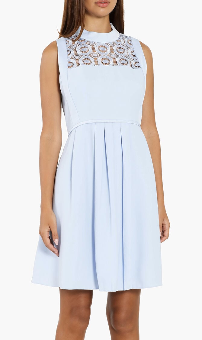 Buy TED BAKER Abequa Bib Detail Lace Tunic for N A 0.0 The Deal