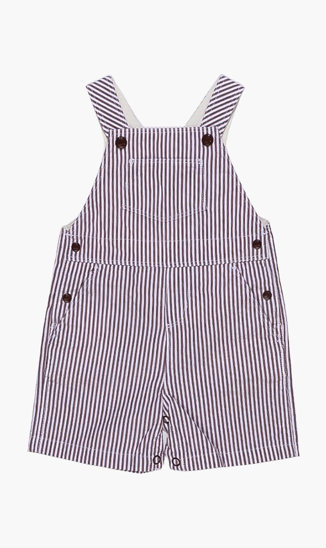 Black and white striped deals dungarees