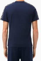 Cotton Jersey Logo Stripe T-shirt